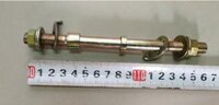 Cốt, trục xe điện phía trước, phi 10mm, CHẾ XE ĐIỆN, CHẾ XE SCOOTER ĐIỆN, thay thế cho xe điện thông dụng