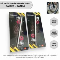 Cốt trước raider/satria cốt kèm tán long đền kitaco 12lix210mm inox304 lắp đặt như zin