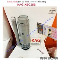 Cột xả nước XBC25B bồn cầu Caesar 2 nhấn két rời 25cm nhấn êm sản phẩm cao cấp thay thế cho 99% bán cầu