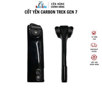 Cốt yên carbon Trek Gen 7 đủ phụ kiện loại ngắn - Đen bóng - 15cm - Hàng 1:1