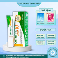Cotripro Gel - Gel Bôi Trĩ, Táo Bón, Ngải Cứu, Giải Nhiệt, Dịu Mát, Săn Se Da (Hộp 20 Viên/Tuýp 10g/25g) [Chính Hãng]