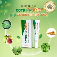 Cotripro Gel tuýp 25g - Giúp chấm dứt đau đớn, nóng rát, sưng viêm ở vùng hậu môn sau 3-5 ngày sử dụng