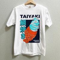 [Cotton 100% - 250GSM - Tay Lỡ OVERSIZED] Áo Thun NANI? Hình Bánh Cá Taiyaki (たいやき) Nhật Bản Unisex