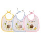 Cotton Bibs Baby Boys Girls Waterproof Saliva Burppron for Kids - intl