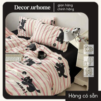 COTTON ĐŨI| BỘ GA GỐI 4 MÓN COTTON ĐŨI HOẠ TIẾT HOẠT HÌNH CUTE