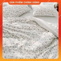 Cotton HOA DÂY TRẮNG -  bộ vỏ chăn ga giường