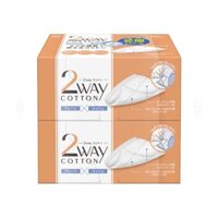COTTON LABO- Bông tẩy trang 80 tờ x 2 hộp
