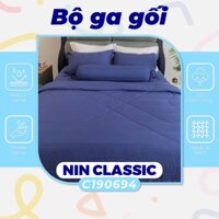 [COTTON MỊN MÀNG] Bộ DRAP, áo gối cotton NIN Classic C190694 đủ size 1m2, 1m4, 1m6, 1m8 Không kèm mền, bọc nệm, cao cấp