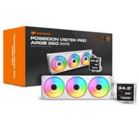Cougar POSEIDON VISTEK PRO ARGB 360 White – 360mm Liquid Cooler
