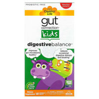 Country Life Gut Connection Kids Digestive Balance Sweet & Sour 60 Chewable Tablets
