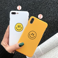 Couple Smile Matte Hard Case iPhone 5 5s SE 6 6Plus 6s 6sPlus 7 7Plus 8 8Plus X Xs XsMax XR Casing