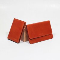 Couple Ví The Momo &amp; Verzip Wallet - Nâu