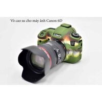 Cover bảo vệ máy ảnh- Vỏ cao su cho máy ảnh EOS 6D màu rằn ri