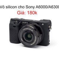 Cover bảo vệ máy ảnh - Vỏ silicon bảo vệ máy ảnh sony A6300