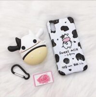 Cover Case Vỏ bảo vệ Airpod Su dẻo Bò sữa hà lan Airpod 1/2/Pro/Pro2
