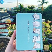 Cover ốp lưng dẻo hình chú mèo xinh xắn cho kindle paperwhite 3 và 4,5; kindle basic 2019