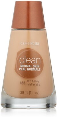 CoverGirl Clean Liquid Makeup, Soft Honey [155] 1 oz (Pack of 8)