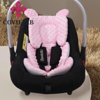 Covieezb Đệm Xe Đẩy Cho Bé, Đệm Ghế Ngồi Cho Bé Màu Trơn Pushchair Thảm Ô Tô, Phụ Kiện Xe Đẩy Mềm Pram Đệm Ghế Ô Tô Xe Đẩy Nệm Trẻ Em
