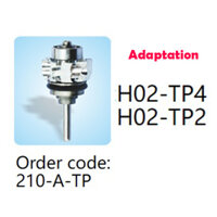 COXO CX207-A Tay cầm hệ thống đầu sạch Vòi phun nước đơn hơn 3 vòi phun khí Nha khoa Tua bin khí Nha khoa Tay cầm tốc độ cao - 210-A-TP