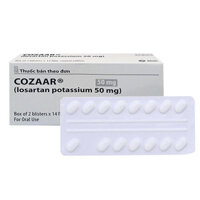 Cozaar 50mg điều trị tăng huyết áp, suy tim, bảo vệ thận