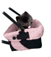 Cozy Boost Premium Quality Dog Booster Seat with Clip On Leash and Collapsible Dish for Small Dogs, Puppies, and Pets