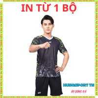 CP 05 đen quần áo bóng đá không logo, in tên số, in nhiệt không bong tróc, mực in sắc nét bền màu HUNGSPORT TN