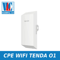 CPE wifi ngoài trời Tenda O1 Chính hãng 2.4 GHz 8dBi, khoảng cách 500 MÉT  - Hàng Chính Hãng