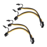 CPU 8-pin Female to Dual PCI-E 8p62pin Male Power Cable for Graphics Card