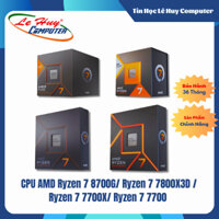 CPU AMD Ryzen 7 8700G/ Ryzen 7 7800X3D / Ryzen 7 7700X/ Ryzen 7 7700 - Hàng Chính Hãng
