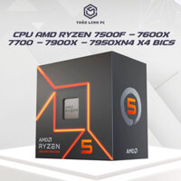 CPU AMD Ryzen 7500F - 7600x - 7700 - 7900x - 7950x [Tray New] - Bảo hành 36 tháng