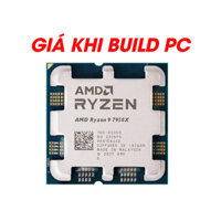 CPU AMD RYZEN 9 7950X (UP TO 5.7GHZ, 16 NHÂN 32 LUỒNG, 81MB CACHE, AM5) TRAY