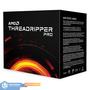 CPU AMD Ryzen Threadripper Pro 3955WX (3.9 GHz Upto 4.3GHz / 73MB / 16 Cores, 32 Threads / 280W / Socket sWRX8)