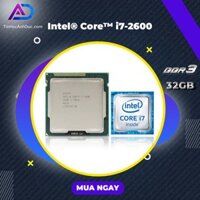 CPU Core i7 2600 3,4Ghz cache 8M 4 Cores 8 Threads sk1155 Đồ họa photoshop corel AI hay Game Liên minh fifa pubg GTA5