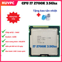 CPU Core I7 2700K 3.5Ghz Socket 1155 cho máy bàn + tặng kèm 1 lọ keo tản nhiệt