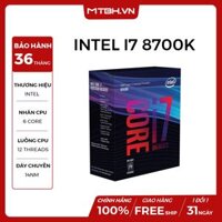 CPU CORE I7 8700K SK1151 V2 COFFEE LAKE NEW BOX