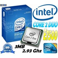 CPU E7500-Core 2- 2.93Ghz, 3MB L2 Cache, 1066MHz FSB