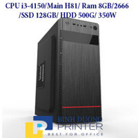 CPU i3-4150/Main H81/ Ram 8GB/2666/SSD 128GB/ HDD 500G/ 350W