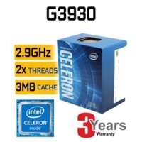 CPU Intel Celeron G3930 Tray (2.9GHz, 2 Nhân, 2 Luồng, 2MB, 54W)