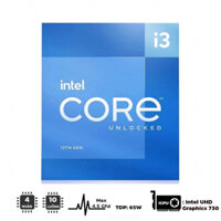 CPU INTEL CORE I3 13100 TRAY (12M CACHE, UP TO 4.50GHZ, 4C8T, SOCKET 1700) ĐÃ CẮM TEST