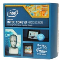 CPU Intel Core I3 4160 tặng keo tản nhiệt