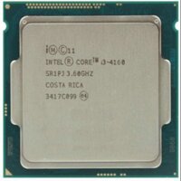 CPU Intel Core I3-4160
Haswell sk1150 (3Mb-3,6Ghz- 5 GT/s)