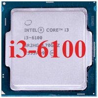 CPU Intel Core i3 6100 (3.70GHz, 3M, 2 Cores 4 Threads) TRAY chưa gồm Fan