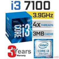 CPU Intel Core i3-7100/ 3.9 GHz/Socket 1151