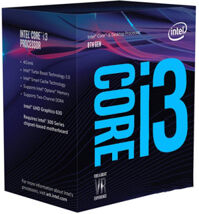 CPU Intel Core i3-8100 (3.6Ghz / 4 nhân 4 luồng / 6MB / socket 1151v2 – CoffeeLake / 65W )