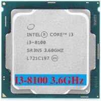 CPU Intel Core i3-8100 3.6Ghz / 6MB / i3 8100 Socket 1151