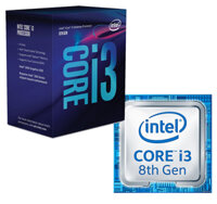 CPU INTEL CORE I3 8100 (3.60GHZ, 6M, 4 CORES 4 THREADS, FCLGA1151) (TRAY CHƯA GỒM FAN)