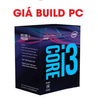 CPU INTEL CORE I3 8100 (3.60GHZ, 6M, 4 CORES 4 THREADS, FCLGA1151) (Giá build Kèm PC)