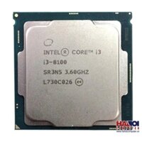 CPU Intel Core i3-8100  (3.6Ghz/ 6MB/ 1151