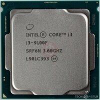 CPU Intel Core i3 9100F (4.20GHz, 6M, 4 Cores 4 Threads) TRAY chưa gồm Fan (Không GPU)