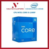 CPU Intel Core i5-12400F Upto 4.4Ghz, 6 nhân 12 luồng, 18MB Cache, 65W - Socket Intel LGA 1700 - Hàng Chính Hãng
